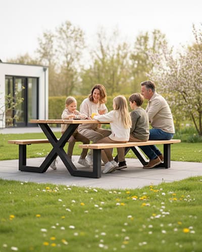 outdoor island, Home